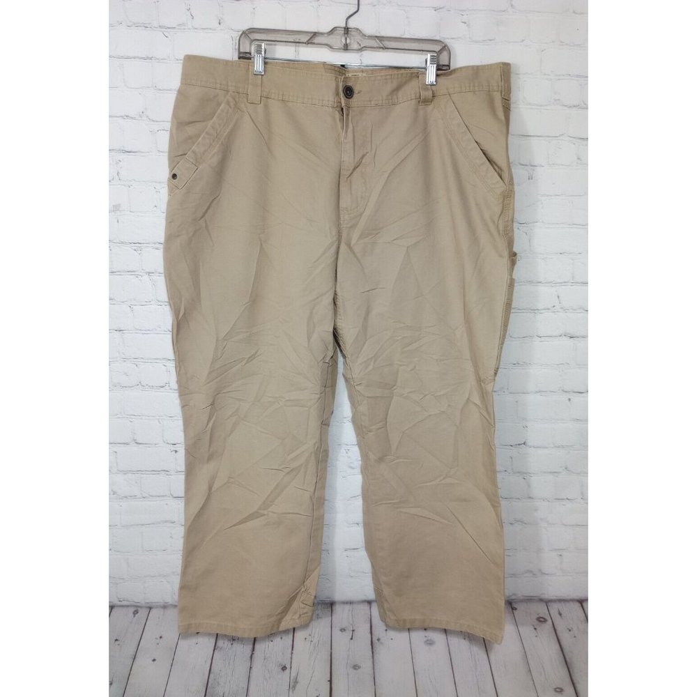 Red Head Men's Khaki Tan Pants Slacks Carpenter Work Wear Men's Size 44x30 - Picture 1 of 6